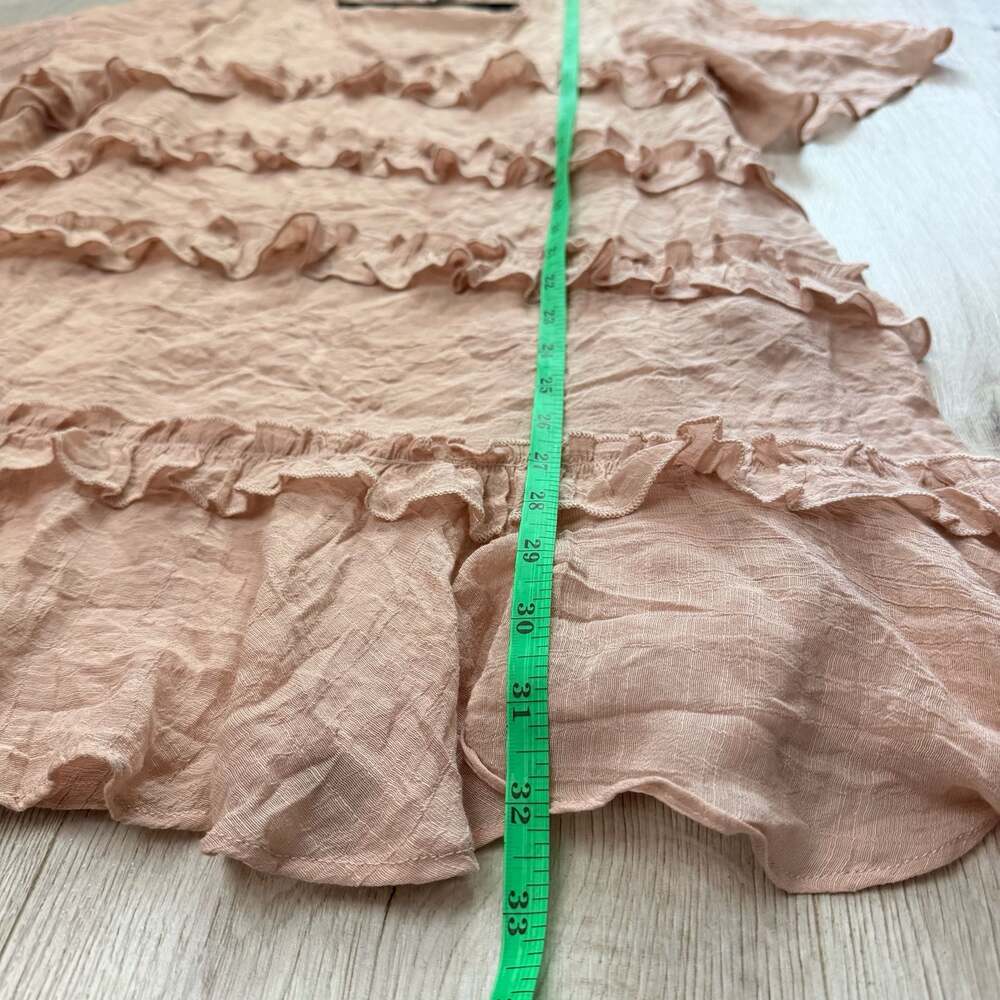 Crinkle Ruffle Layered Dress - Picture 5 of 7